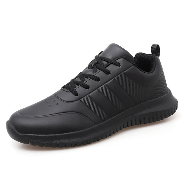 Chef shoes four season soft-sole anti-slip oil-proof waterproof portable kitchen work shoes fashion plus size casual men's shoes