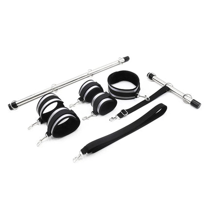 High quality Stainless Steel Adult Games Handcuffs Collar Bdsm Bondage Fetish Flirting Sex Toys For Couples Erotic SM Products