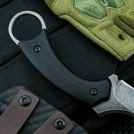 High-quality Lightweight Straight Knife with K Sheath Utility Outdoor Camping Survival Adventure Tactical EDC Tools Collectibles