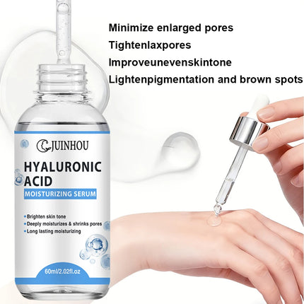 JUINHOU Hyaluronic Acid Moisturizing Serum Contains Niacinamide and Hyaluronic Acid Visibly Minimize Wrinkles Fine Lines, etc.
