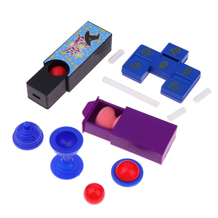 1 jouet pour enfants avec puzzle interactif de boîte magique variable compétences d'accessoire de magie de gros plan classique