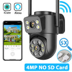 4MP 2-LEN Black / EU Plug / China Mainland