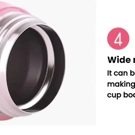 THERMOS 350/500ML Water Bottle Vacuum Flask Stainless Steel Thermal Mug, Hot Cold Keep 6-12H,Leakproof for Office Outdoor Travel