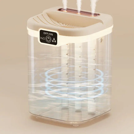 3-hole air humidifier 1.8L capacity spray 4-gear essential oil perfume diffuser with night light 3-nozzle humidifier