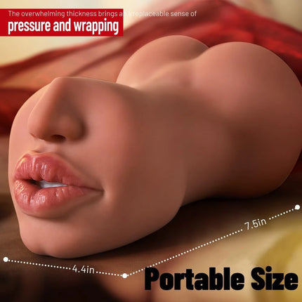 18+ Realistic Oral Sex Vaginal Sex Toys for Men Pocket Pussy Vagina Erotic Artificial Anal Vaginal Male Masturbators Adults Toys