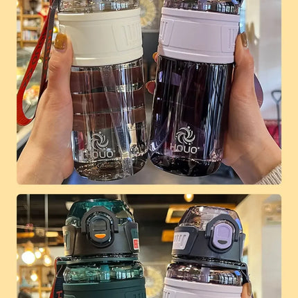 Water Bottle Travel 1L  for Sports Plastic Water Cup for Girl Boy School Portable 1 Liter 750ml Water Kettle Fitness Gym Outdoor