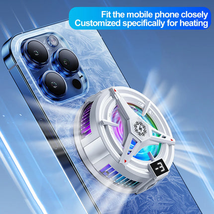 NEW Magnetic Phone Cooler/ Back-Clip 2 In 1 Semiconductor Radiator 3 Level Adjustment for IOS Android Tiktok Live Streaming