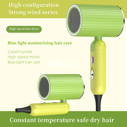 New Folding Hair Dryer with High Power, Fast Drying, Blue Light Ion Silence, Convenient Travel, Hair Dryer for Home Use