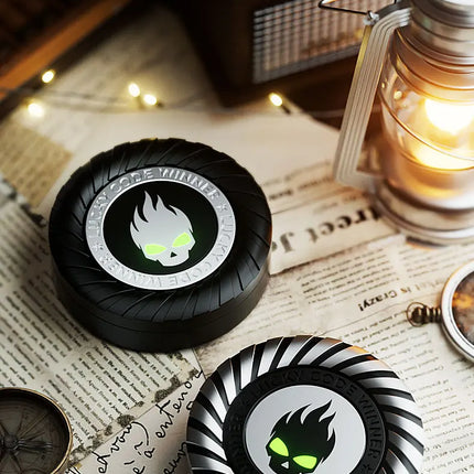 Little devil Metal Ratchet luminous Fidget spinner EDC Fidgeting toys Stress - relieving juguetes sensoriales adulto kids gift