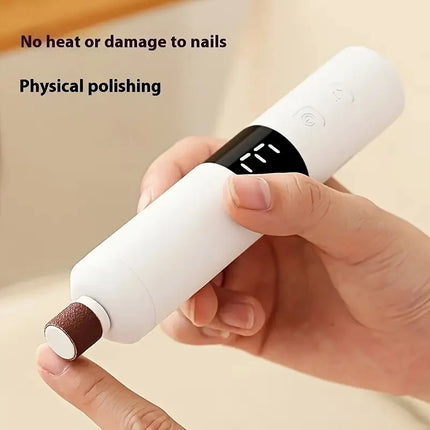 USB charging foot grinder, electric 2-in-1 foot grinder and nail grinder, foot and hand care, multifunctional foot beauty device