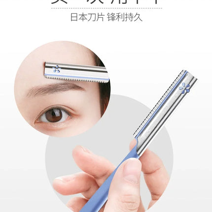5pcs eyebrow epilator sets for women Makeup Beauty Eyebrows Hair Removal Styling Tool steel blade Facial Razor trimmer