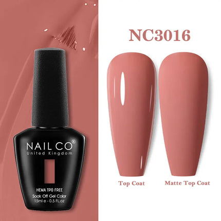 NAILCO 15ml Red Color Series Gel Varnish Coffee Gel Nail Polish Maximalism Reddish Gellak Design Brown Lacquer Nail Art Manicure