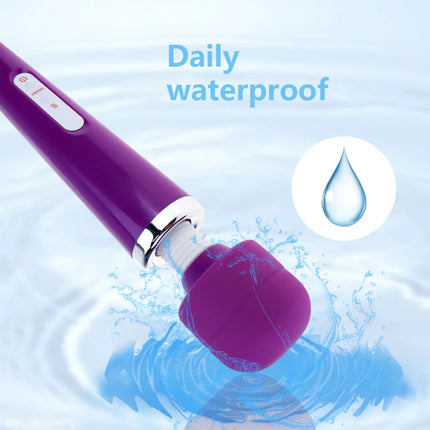 Huge Magic Wand Vibrator for Women USB Charge Big AV Stick Female G Spot Massager Clitoris Stimulator Adult Sex Toys for Woman