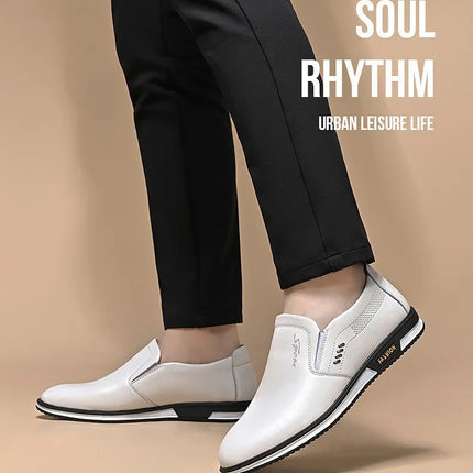Luxury Men's Leather Shoes Comfortable Loafers Slip on Male Moccasins Non Slip Driving Shoes High Quality Men Shoes Plus Size