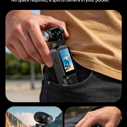 HD 4K Action Camera 180 Degree Rotatable For Vlog YouTube Tiktok Girls Record Life Video Recording Entry Portable Action Camera