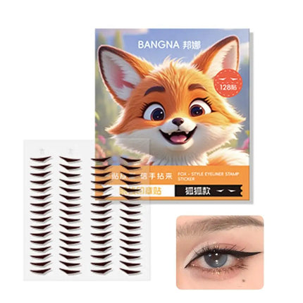 Eyeliner Stamp Stickers Water Resistant Sweat Resistant Fitting Eye Beauty Stickers Eye Eyeliner Patches Makeup Stencils