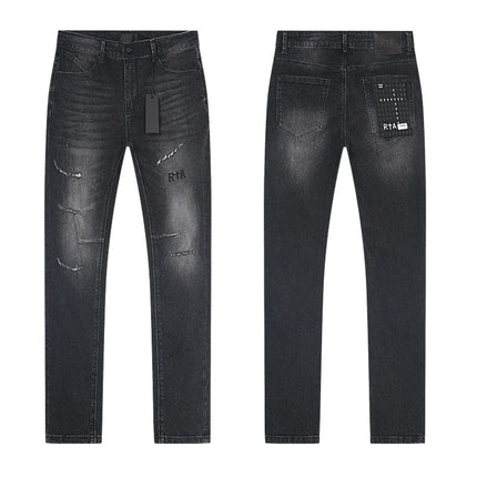 26SS New Model RTA Men's Denim Pants High-Quality Heavy Fabric Street Trendy Pants Stock One Day Ship Out