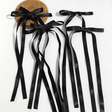 Fashion Bow Ribbon Hair Clips For Women Girls Lace Hairpins Barrettes Set Korean Bow Clips Party Hair Accessories Headwear Gifts