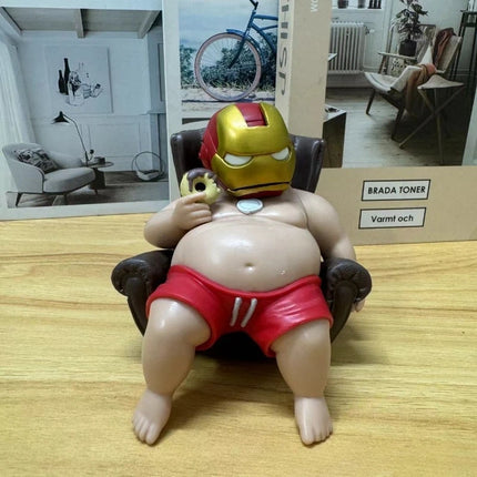 Steel Man Avenger Marvel Comics Alliance GK Fat Hand-made Creative Ornaments anime figure marvel