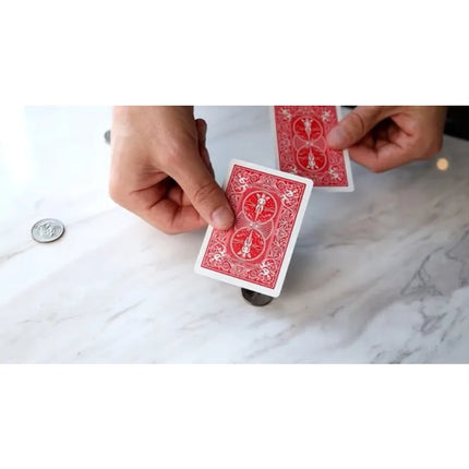Elevated Matrix by Anthony Owen – Close-Up Coin Magic Trick Illusion Prop for Magicians Street & Bar Magic Show
