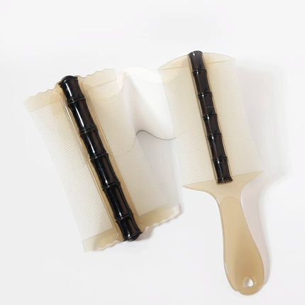 2 pieces of dandruff comb, lice comb, hair comb double-sided fine tooth comb, adult or pet comb, special for real hair wigs