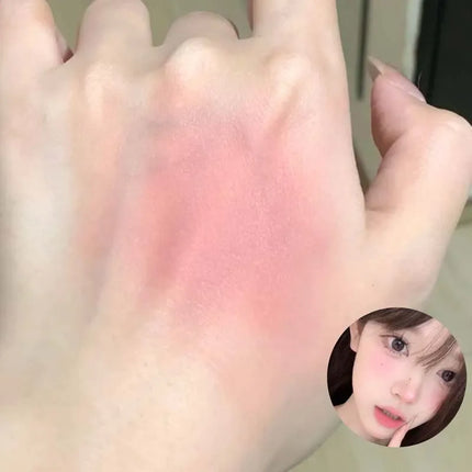 Matte Natural Cheek Tint White Brighten Face Waterproof Low saturation Nude Contouring Cosmetics Blush Powder Soft Female Makeup