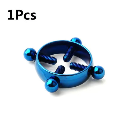 1Pcs Adjustable Stainless Steel Nipple Ring Clip-On Fake Nipple Piercing Jewelry for Women Various Colors Available