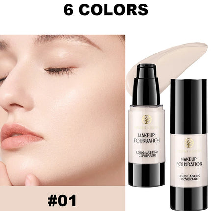 White Liquid Foundation Cosplay Face Makeup Base Long-lasting Waterproof High Coverage Concealer Foundation Makeup for Women