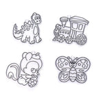 4pcs dinosaur