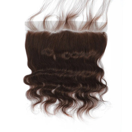 Brown Body Wave Closure 22 Inch 100% Human Hair Brazilian Human Hair Closure With Baby Hair 13x4 Lace Closure