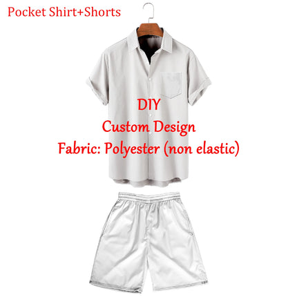 Customized Men's Shirts Summer Hawaiian Short Sleeve Women 3D Custom Design Tops T-shirt Factory Outlet Long Sleeve Shirt