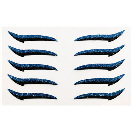 5/6Pair Glitter Eyeliner Sticker Set Waterproof Reusable Self-adhesive Eyelid Sticker DoubleLine Eyelid Patch Face Makeup Beauty