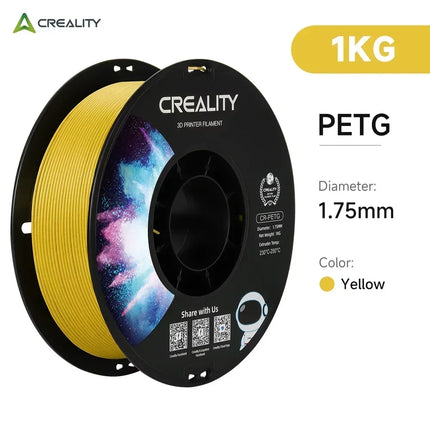 Creality CR-PETG Filament 1KG 1.75mm High-Temperature Eco-Friendly Odorless Non-Toxic 3D Printer Filament with New Colors