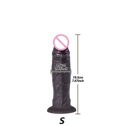 Thick Dildo Man Dick Vagina Massager Adult Women Lesbian Sex Toy Soft Silicone Penis StrapOn With Suction CupFemale Masturbation