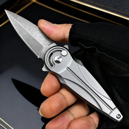 FX-551 - Golden Cricket-shaped folding knife, a portable EDC (Everyday Carry) personalized mini knife, a pocket knife for fruits