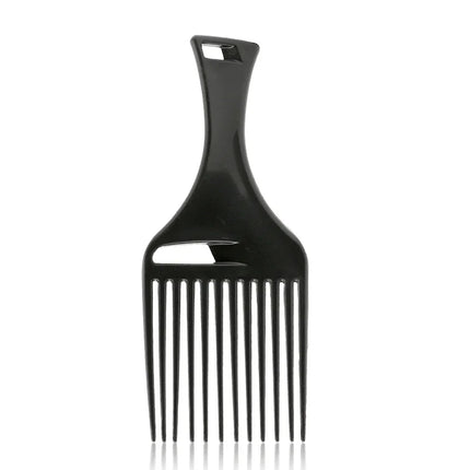 1PCS Black Insert Afro Hair Comb Plastic Wide Teeth Pick Hair Fork Comb Salon Professional African Styling Hairdressing Tool Men
