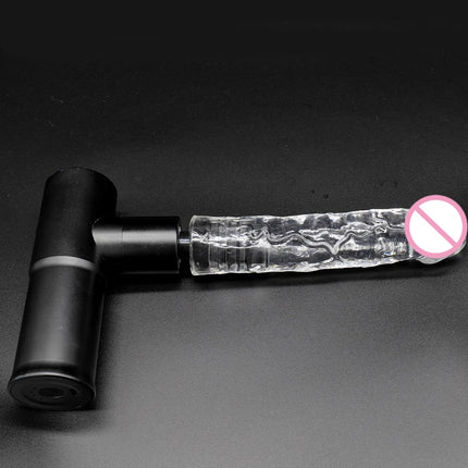For fascia gun massage head modification replacement head, dildo, G-spot vibration, clitoris stimulation, anal plug, vibrator