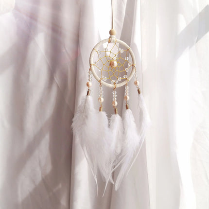Feather Wind Chime Pendant Car Pendant Outdoor Garden Decoration Sun Catcher Bedroom Art Decoration Holiday Party Home Decor