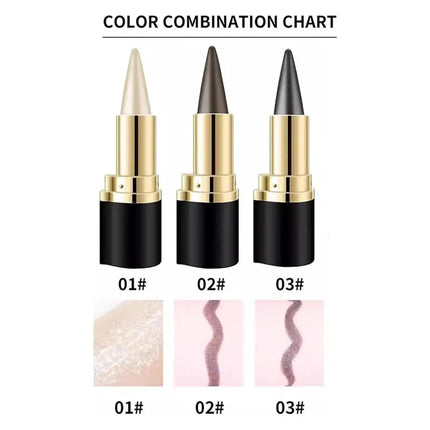 Waterproof Matte Eye liner Gel Fast Drying Smudge Proof Long Lasting Makeup Professional Eyeshadow Pen For Women Girls