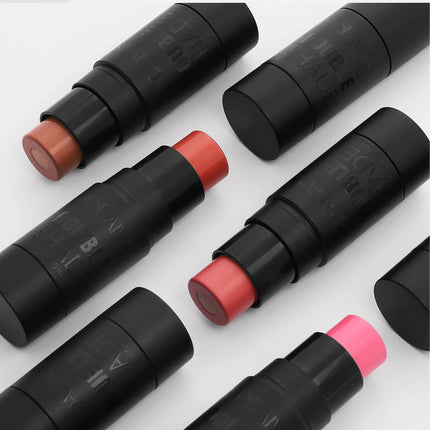 Velvety Sandwich Blush Highlighter Stick Long Lasting Rouge Tint Cream For Cheeks Lips Eyes Easy Blend Natural Look