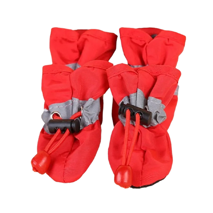 4 PCS set Of Waterproof Pet Dog Shoes, Anti Slip Soft Soled Rain Boots, Kitten Dog Shoes, Puppy Pet Boots, Pet Paw Accessorie