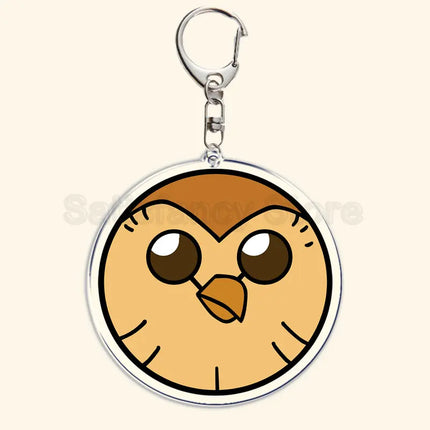 The Owl House Keychain Luz Noceda King Eda Hooty Acrylic Key Chain Pendant Key Ring Keychains for Bag Pendant Aaccessories Gift