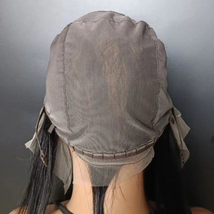 13x4 13x6 Human Hair Lace Frontal With Wig Cap Natural Color 150% Density Pre-Plucked Brazilian Virgin Hair 16-20 Inch