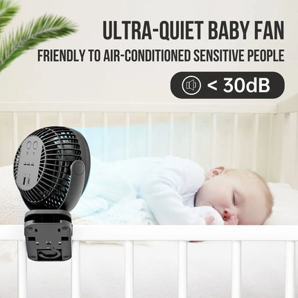 10000mAh rechargeable battery camping fan, three-speed, remote control with hook, 360° rotation