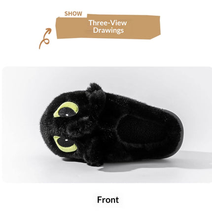 Winter Cute How To Train Your Dragon Toothless Slippers  Include Heel Furry Couple Anti-slip Keep Warm Good Looks Shoes Gift