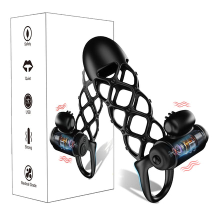 Bluetooth Penis Vibrator for Men Masturbator Sex Machine Penis Delay Trainer Cock Ring Glans Massager Male Adult Sex Toys