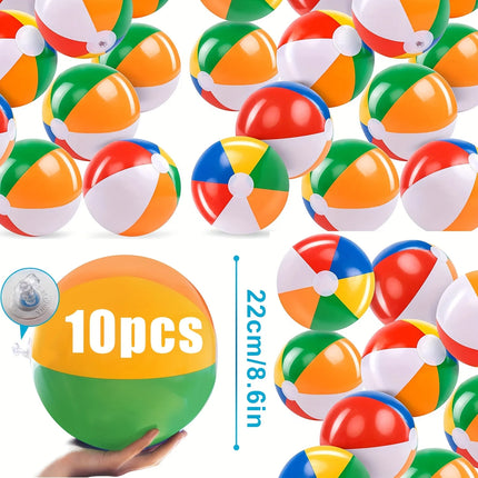 5/10Pcs Inflatable Beach Balls Pool Toys for Party Supplies Decorations Adults Kids Summer Water Games Beachball Floating Toy