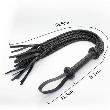 78CM Leather Adult Flogger Women Sex Spanking Whip BDSM Bondage Gay Fetish Horse Tassel Tail Lash Erotic Toy for Couples