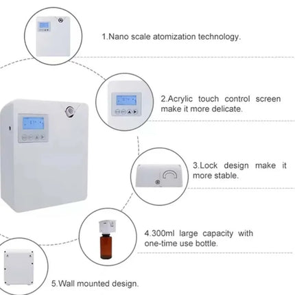 NAMSTE Bluetooth Smart Aroma Diffuser Air Freshener Flavoring Diffuser Electric Smell Aromatic Fragrance Device For Home Hotel
