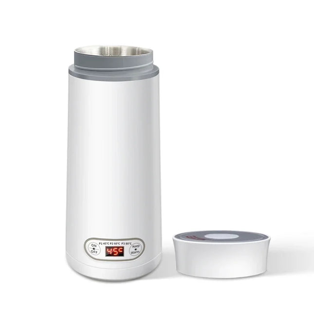 Portable Electric Kettle travel Kettle Stainless Steel Mini Electric Water Bottle Cup For Boil Hot Water Baby Milk Powder